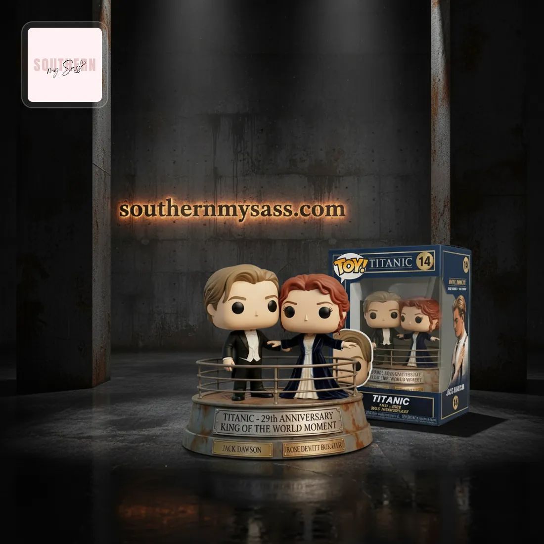 Titanic 29th Anniversary Jack & Rose King of the World Moment Pop Figure Doll