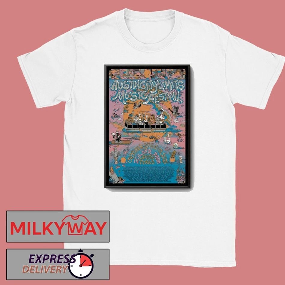Austin City Limits Festival Zilker Park Austin TX October 2025 Poster shirt