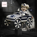 Dallas Cowboys Rowdy Mascot Car Garden Wind Spinner