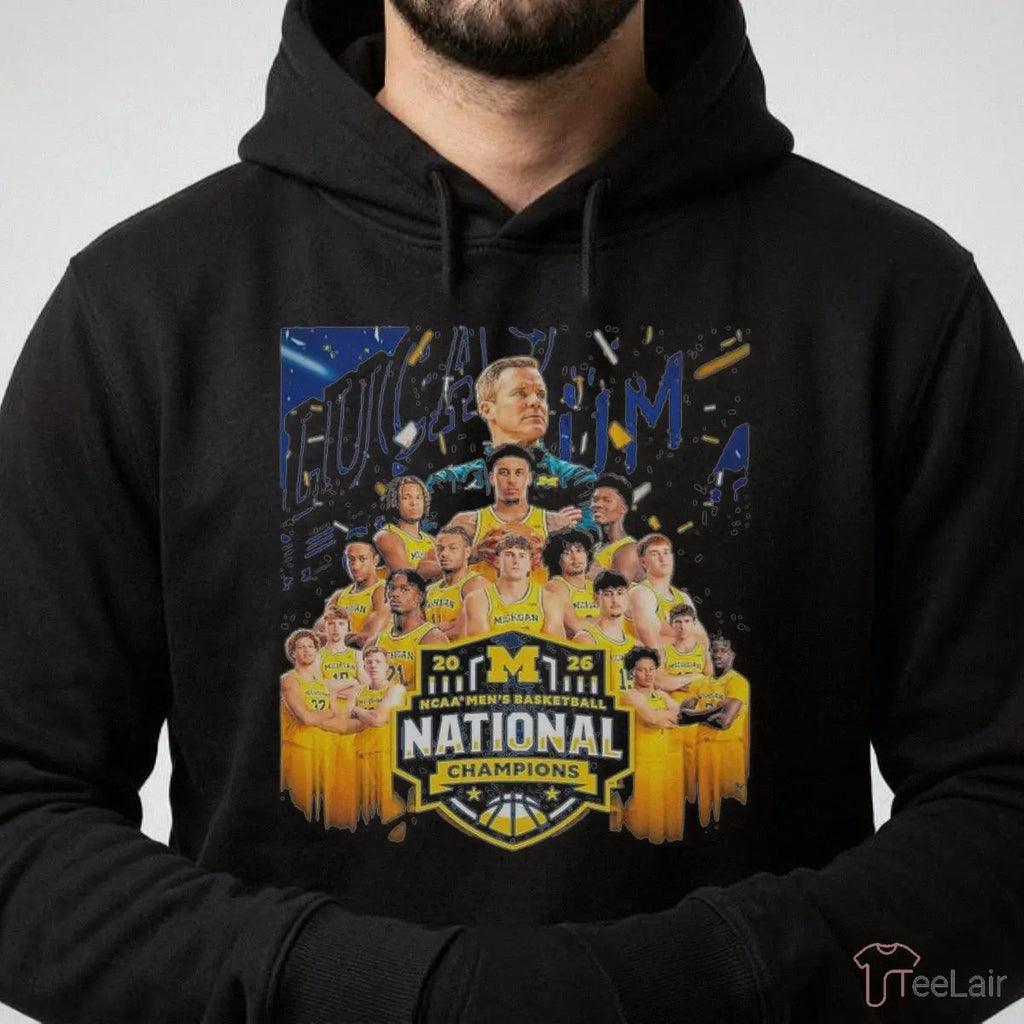 Michigan Wolverines Champions NCAA Men’S Basketball National Champions 2026 The Kings Of College Basketball Shi