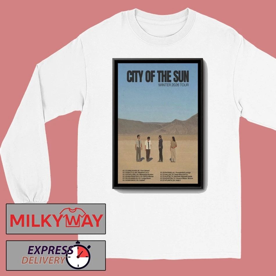 City Of The Sun Winter 2026 Tour Poster shirt