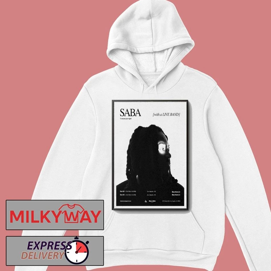 Saba Blue Note LA Los Angeles Poster shirt