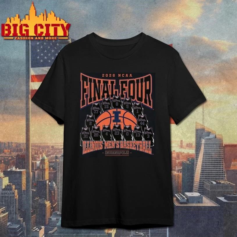 Illinois Basketball 2026 Final Four Graphic Shirt