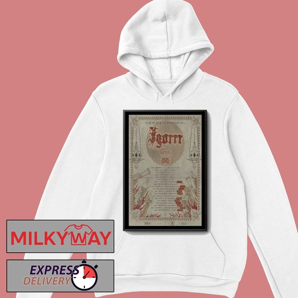 Igorrr European & UK Tour 2025 Poster shirt