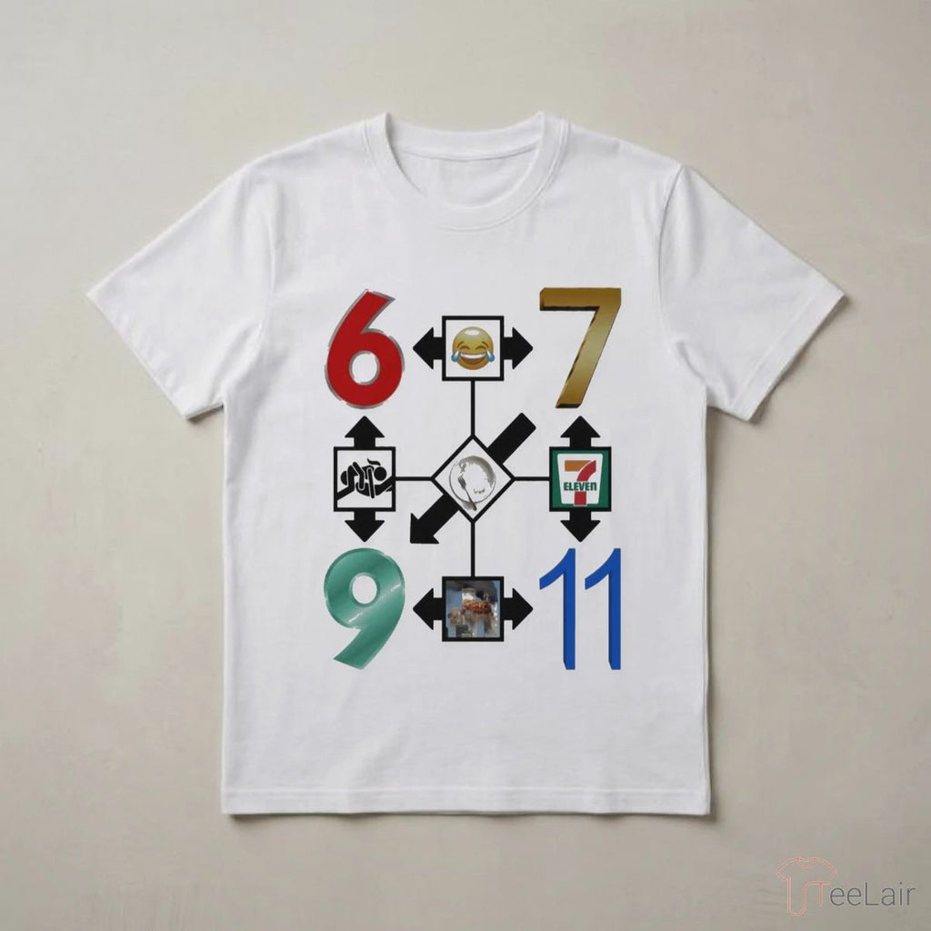 6-7, 69, 9 11, 7 Ate 9 Shirt