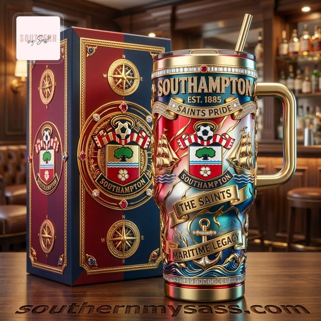 Southampton FC Saints Pride 40oz Insulated Tumbler with Handle