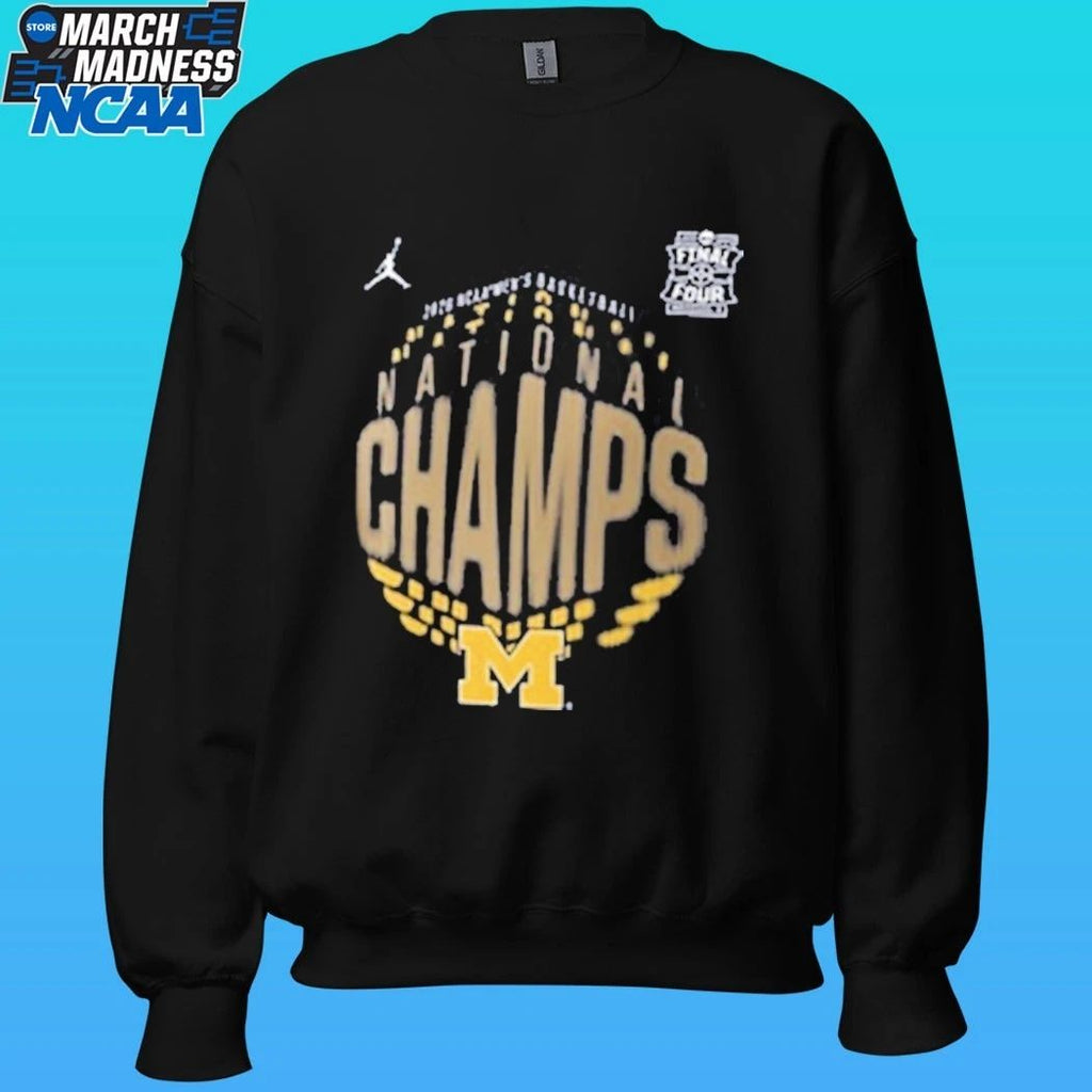 Michigan Wolverines Men’s Basketball National Champions Youth Locker Room Shirt