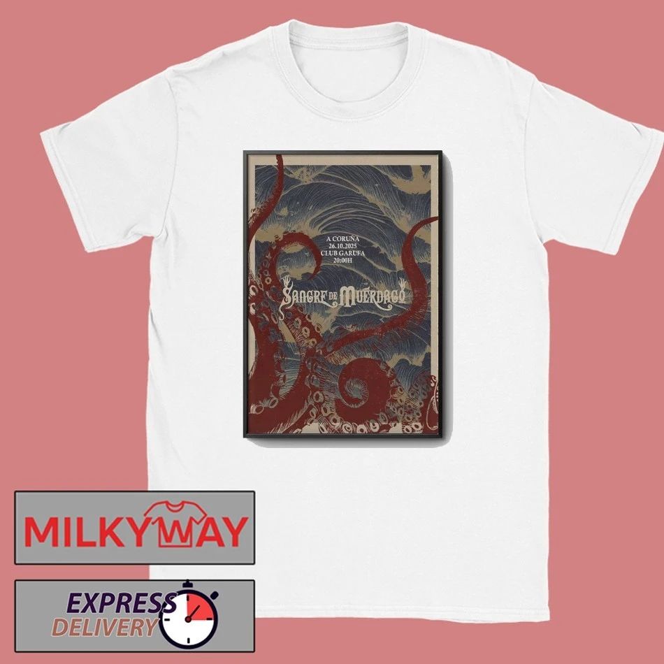 Sangre de Muérdago 10.26.2025A Coruña Spain Poster shirt