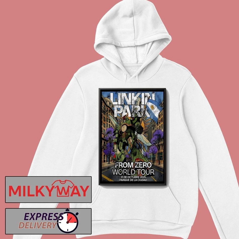 Linkin Park Argentina Tour 2025 Poster shirt
