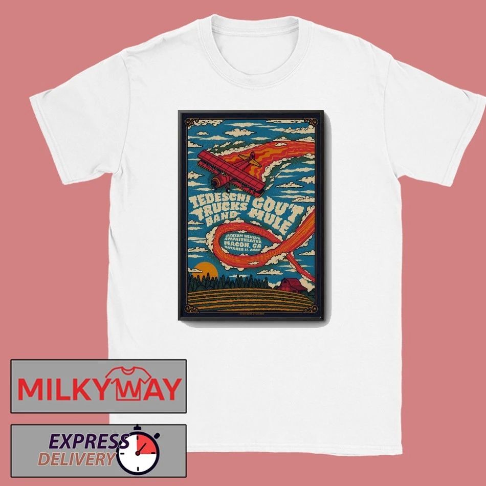 Tedeschi Truck Band Oct 11 2025 Atrium Health Amphitheater in Macon GA Poster shirt