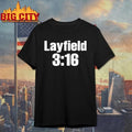 Layfield 3 16 Graphic Text Shirt