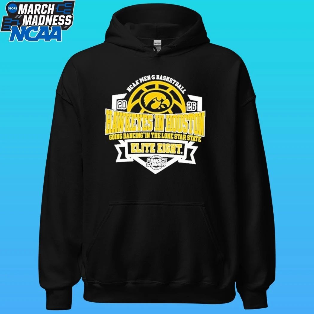 Iowa Hawkeyes 2026 Men’s Basketball Going Dancing In The Lone Star State Elite 8 March Madness Shirt