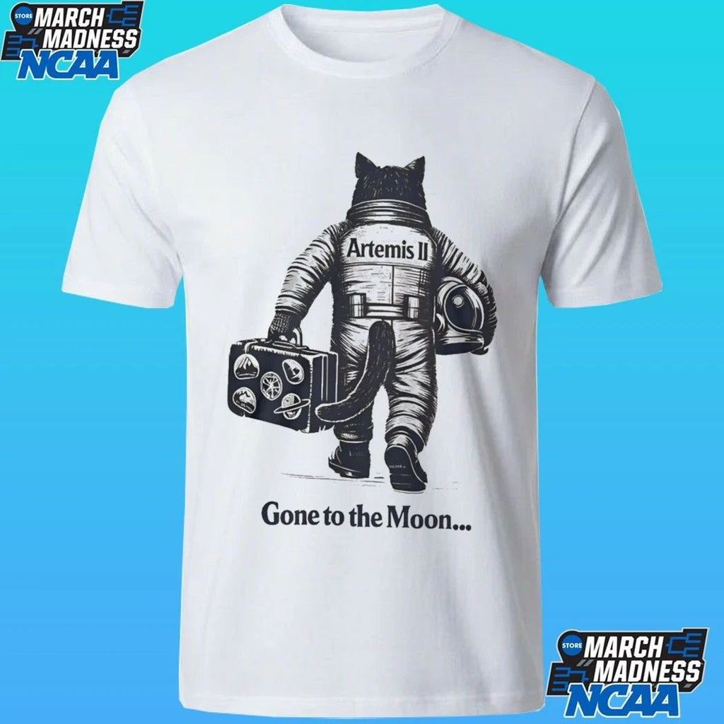 Artemis II Gone To The Moon Mission Cat Astronaut Shirt