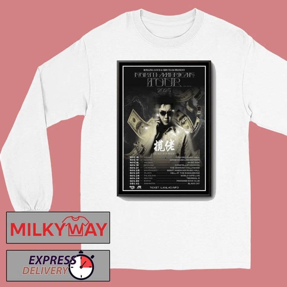 Skai Isyourgod North America Tour 2025 Poster shirt