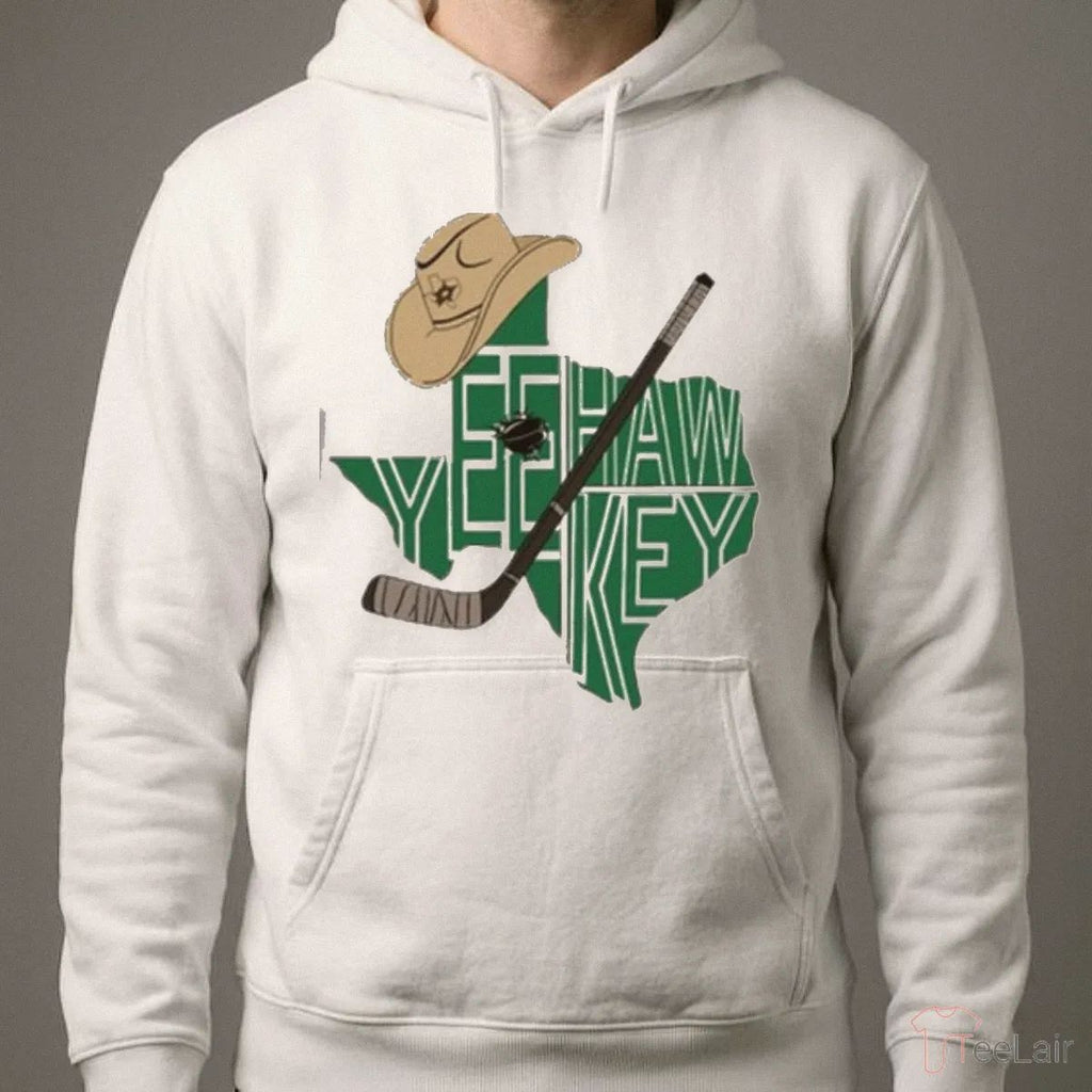 Yee Hawkey Texas Hockey Tees Shirt