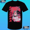 Arizona Wildcats Outerstuff Youth 2026 Ncaa Men’s Basketball Tournament March Madness Final Four Shirt