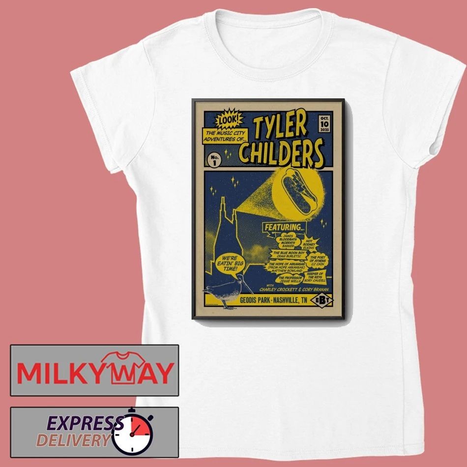 Tyler Childers Nashville TN, October 10 2025 Poster shirt
