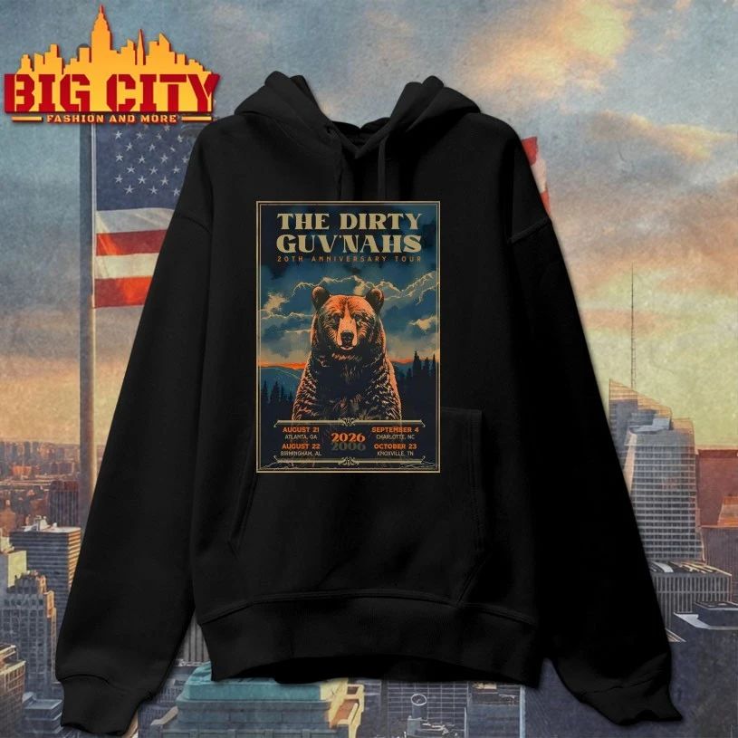 The Dirty Guv’nahs 20th Anniversary 2026 Shows Poster T-shirt