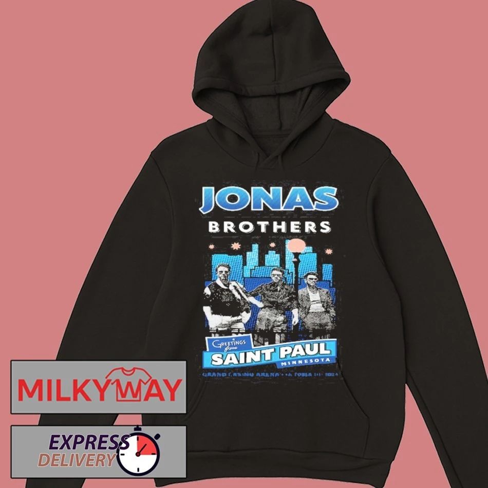 Jonas Brothers Setlist at Grand Casino Arena, St. Paul Oct 10 2025 shirt