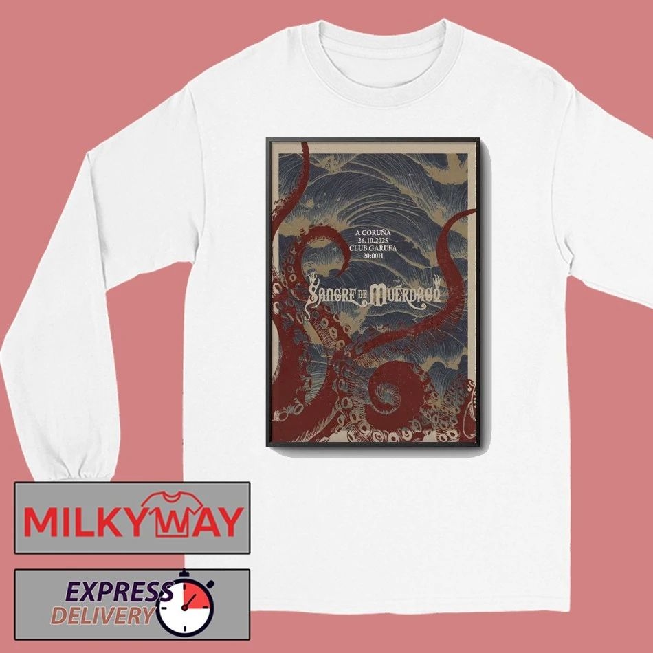 Sangre de Muérdago 10.26.2025A Coruña Spain Poster shirt