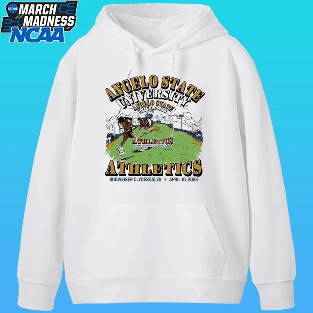Angelo State University Athletics Budweiser Clydesdales April 10 2026 Shirt