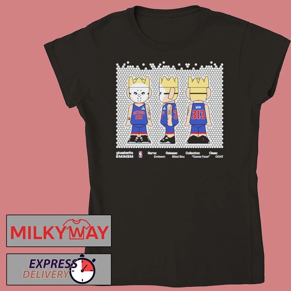 Eminem x Ghost Write x NBA Game Face Shirt