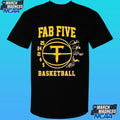FAB FIVE Michigan Basketball Shirt