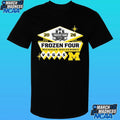 Michigan Wolverines Men’s Hockey Frozen Four Vegas 2026 Shirt