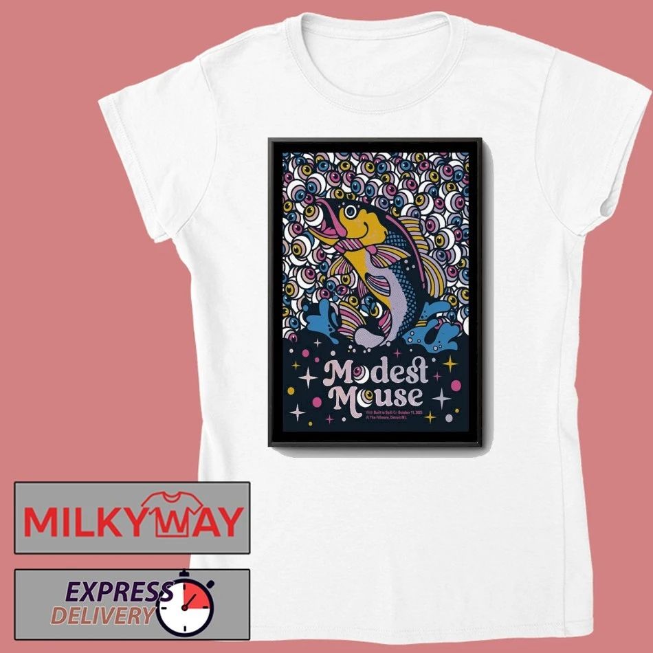 Modest Mouse 10 11 2025 Detroit, MI The Fillmore Detroit Poster shirt