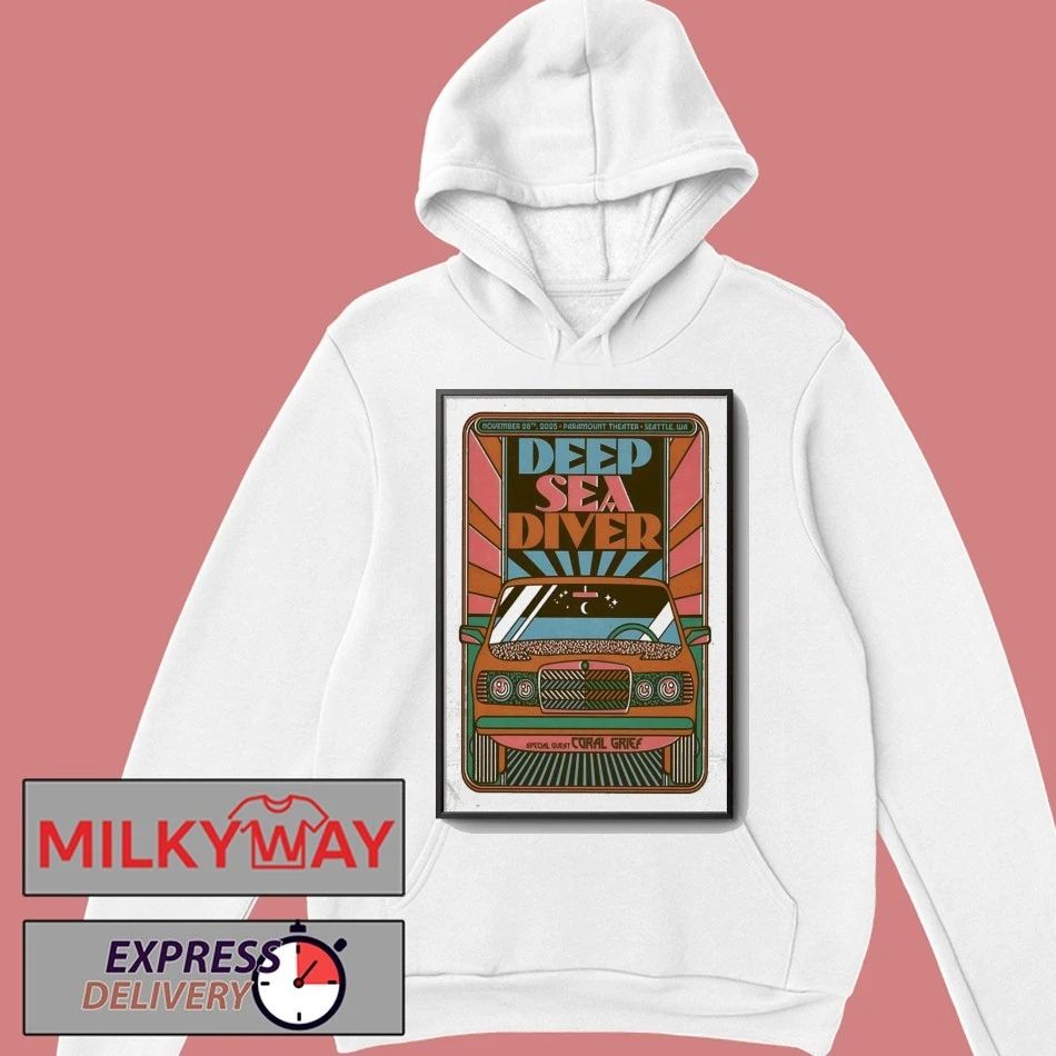 Deep Sea Diver 11.28.2025 Seattle WA Poster shirt