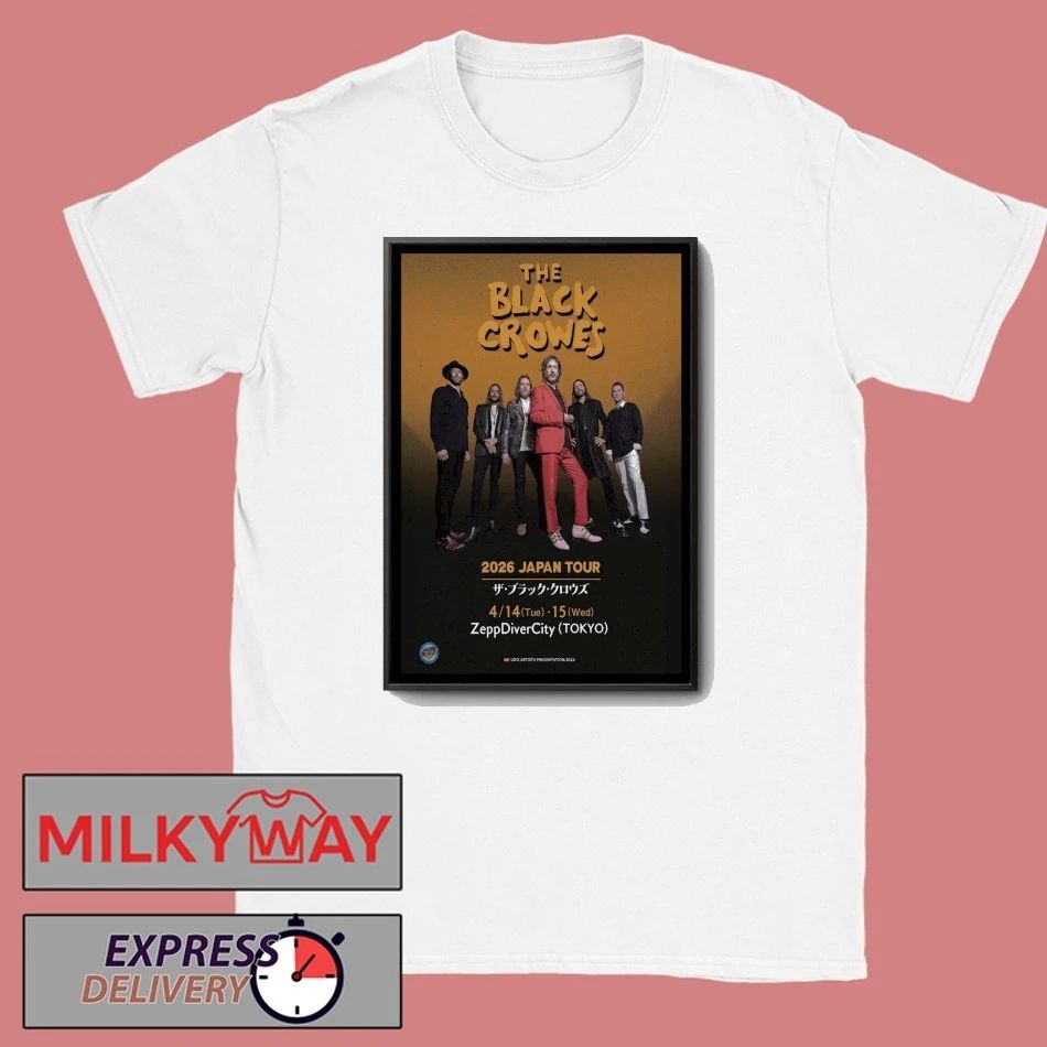 The Black Crowes Fall Tour 2026 Poster shirt