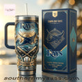 Tampa Bay Rays Coastal Energy Edition 40oz Travel Tumbler with Handle