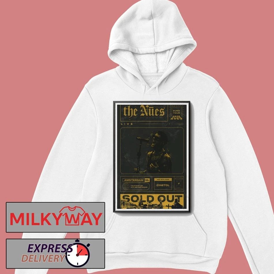 The Nūes Nov 15 2025 Amsterdam, Netherlands Poster shirt