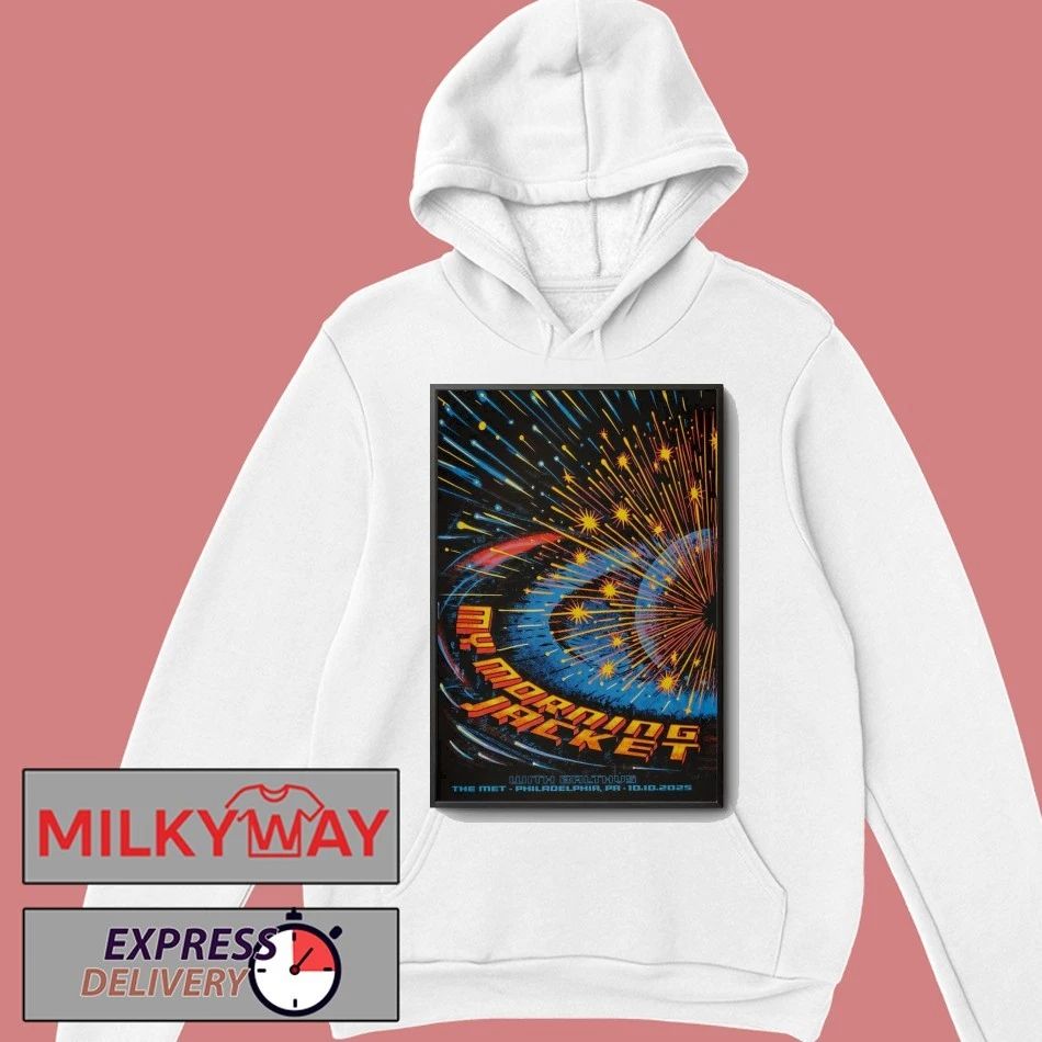 My Morning Jacket Philadelphia PA, October 10 2025 Tour Poster shirt
