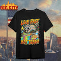 Live Fast Eat Trash Raccoon Artwork Shirt