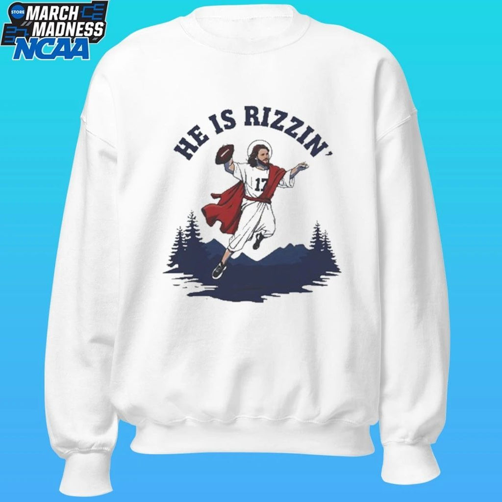Jesus He is Rizzin’ Christian Easter 2026 Shirt