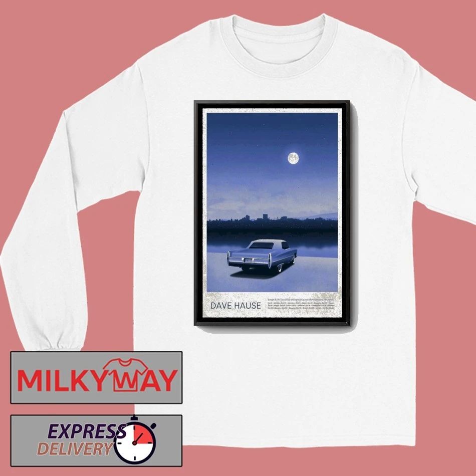 Dave House Europe & UK Tour 2025 Poster shirt