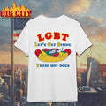 LGBT Let’s Get Biting These Hot Dogs Funny Shirt