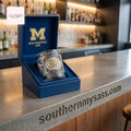 Michigan Wolverines NCAA Men’s Basketball 2026 National Champions Whiskey Glass