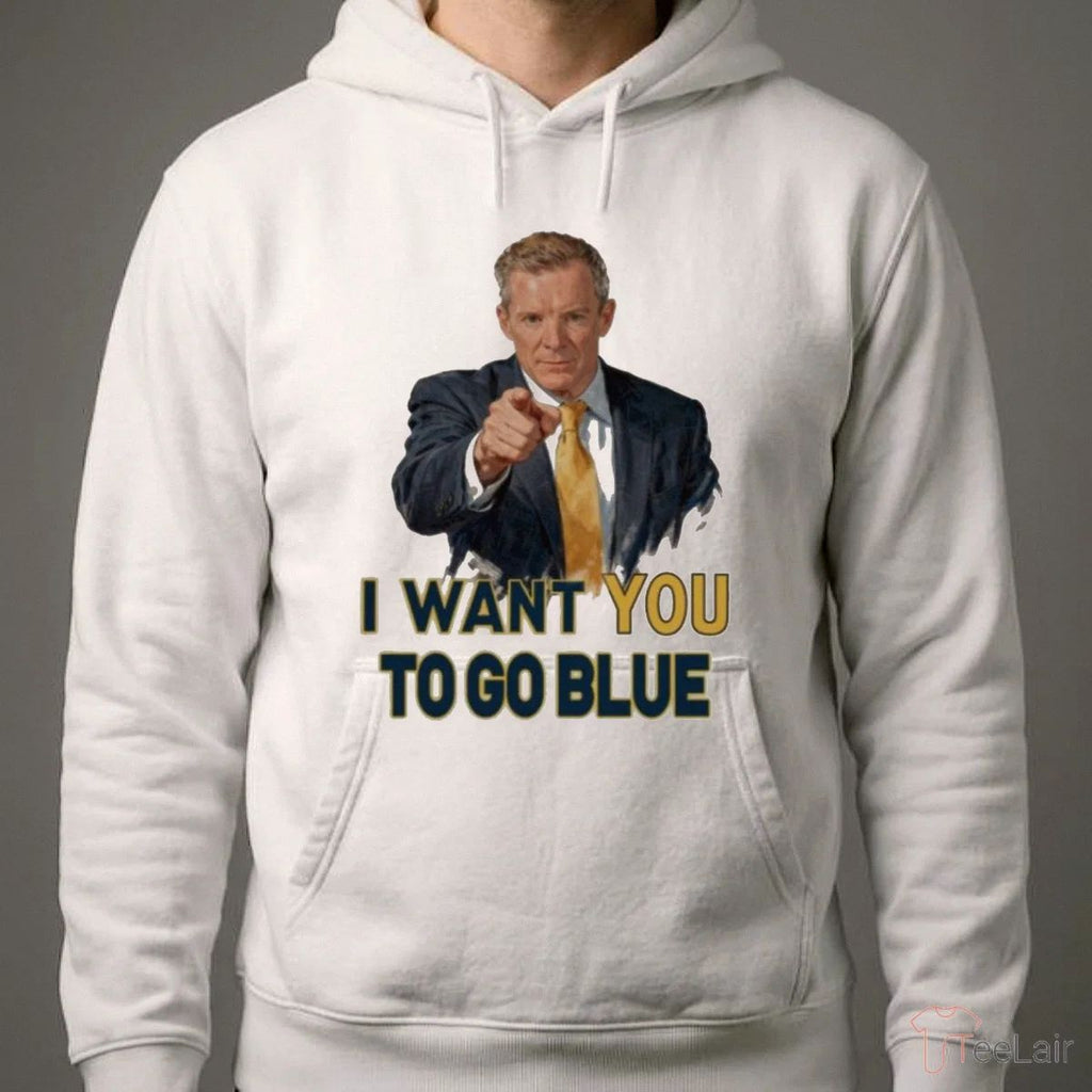 Dusty May I Want You To Go Blue Shirt