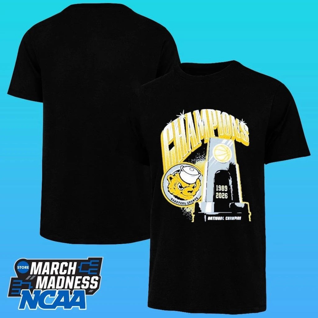 Michigan Wolverines Champions Basketball National Champions Trophy 1989 2026 Shirt