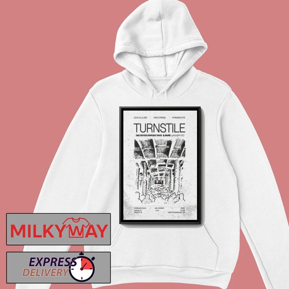 Turnstile Sept 30 2025 Denver CO Poster shirt