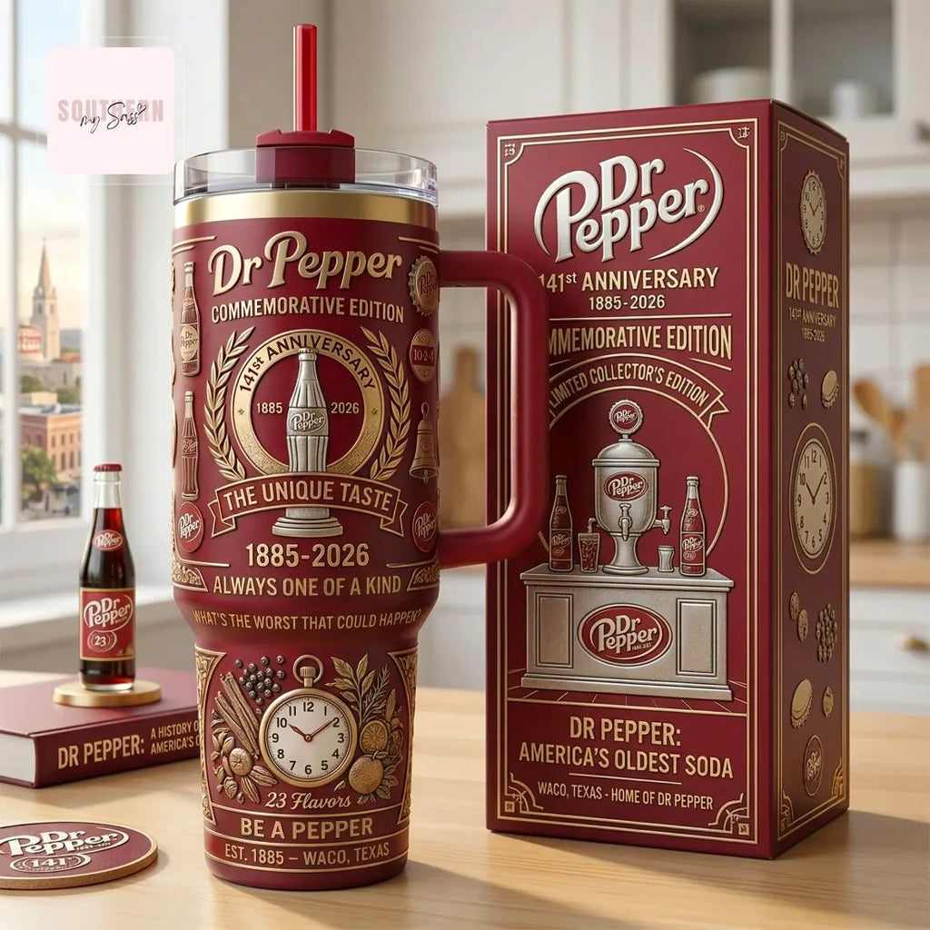 Dr Pepper 141st Anniversary Commemorative Edition Insulated Tumbler