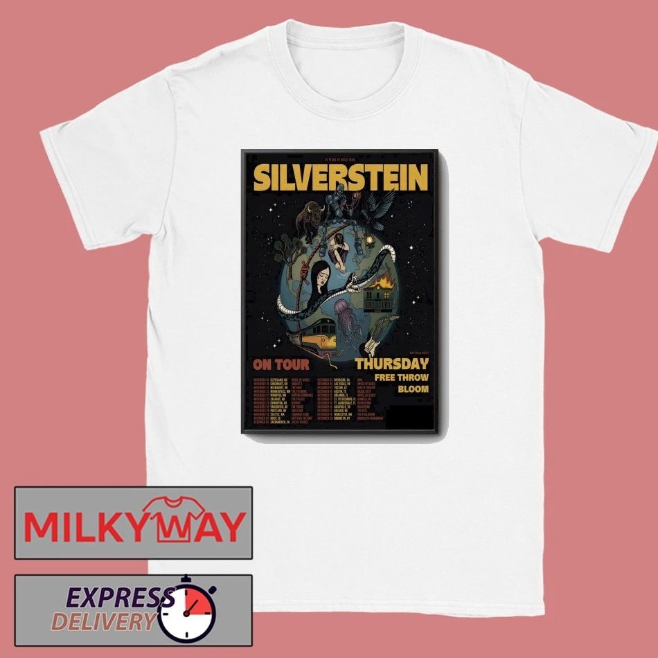 Silverstein Poster 25 Years Of Noise Tour 2025 shirt