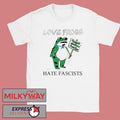 Love Frogs Hate Fascism Tour shirt