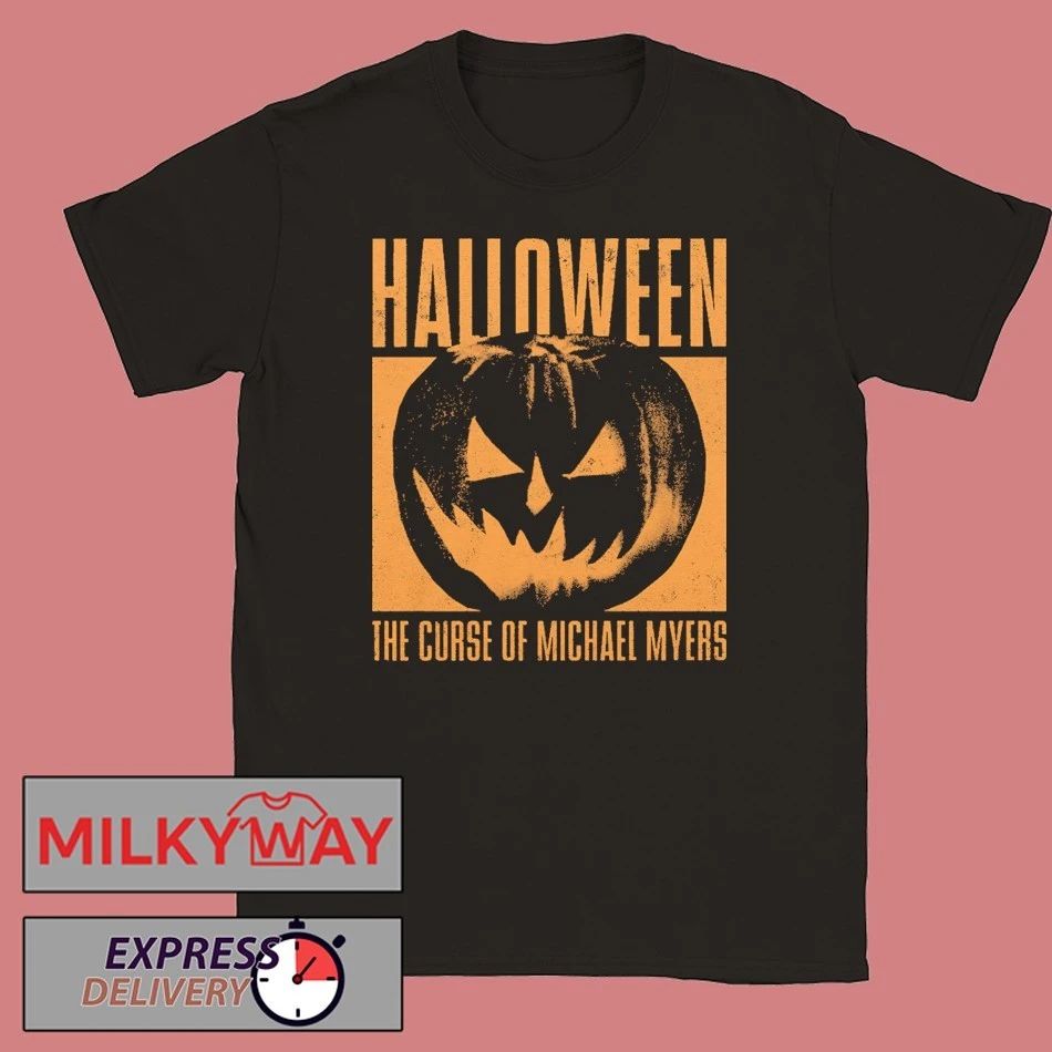 Halloween The Curse Of Michael Myers Pumpkin In Orange Box Shirt