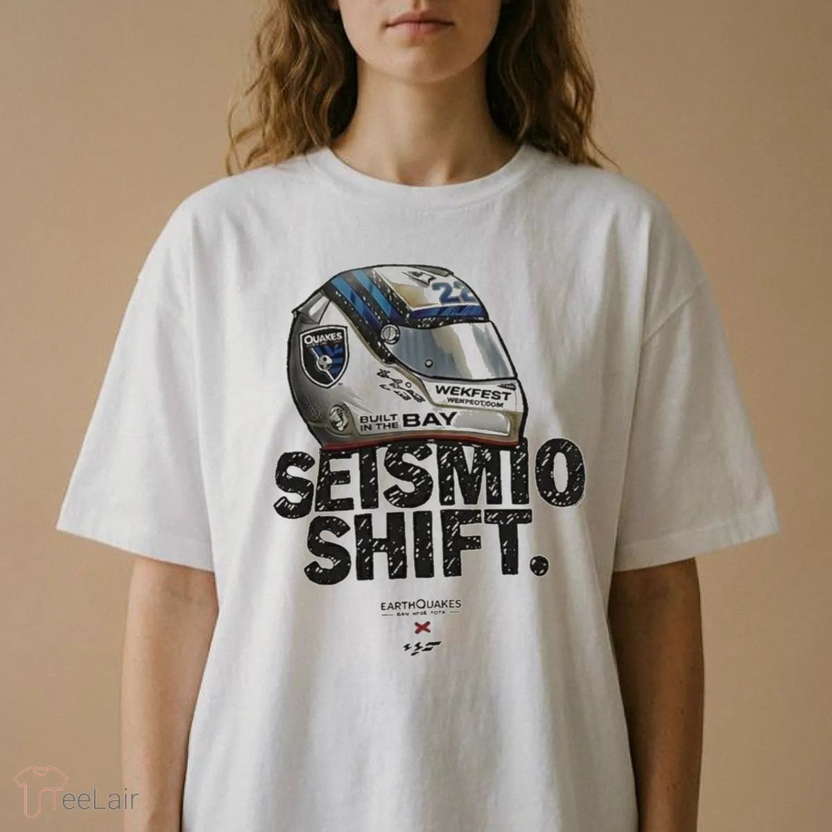 San Jose Earthquakes X Wekfest Helmet Built In The Bay Vintage Shirt