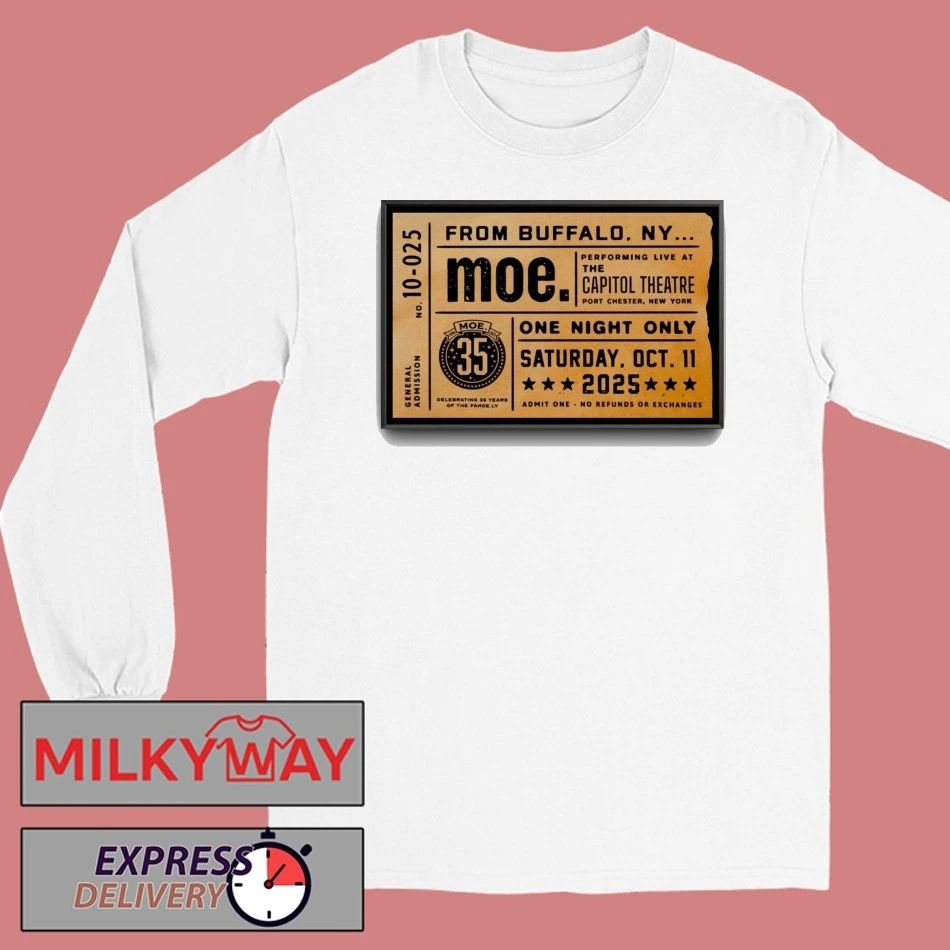 Moe Tour Port Chester New York Oct 11 2025 Poster shirt