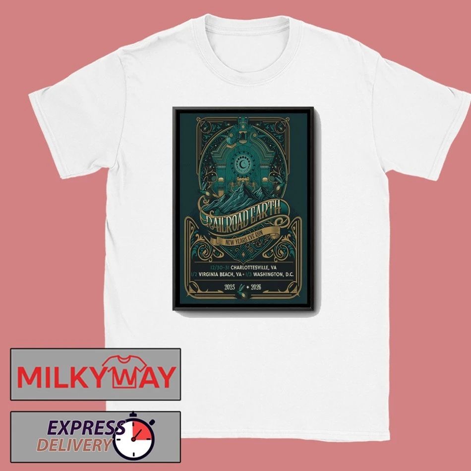 Railroad Earth 1.3.2026 Washington D.C Poster shirt