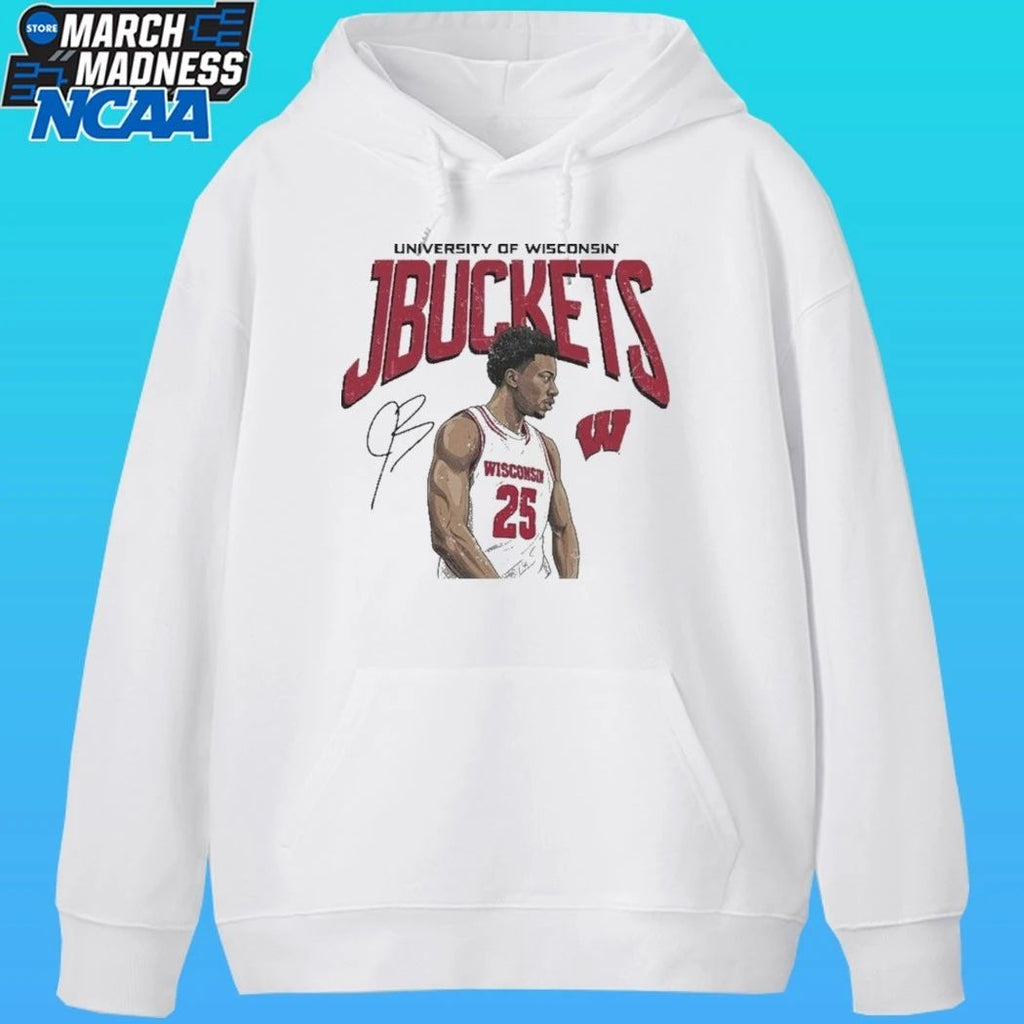 Wisconsin Badgers University Of Wisconsin Jbuckets John Blackwell Wisconsin Shirt